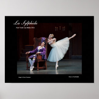 Póster poster impresionante para el ballet LA SYLPHIDE