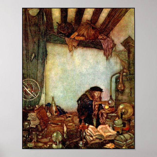 Póster Poster/Imprimir: Alquimista y su Dulac dorado-edmu (Frente)