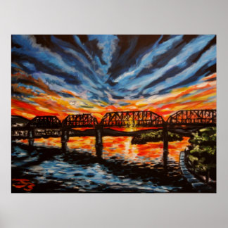 Póster poster/Imprimir "Chattanooga Sunrise"
