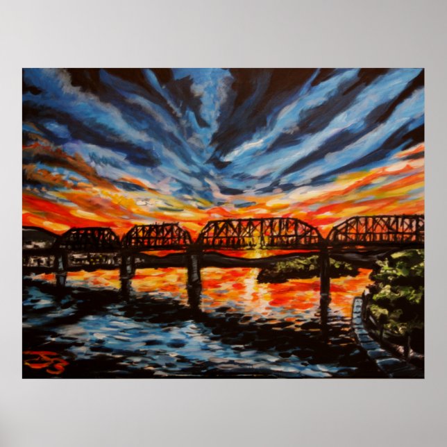 Póster poster/Imprimir "Chattanooga Sunrise" (Frente)