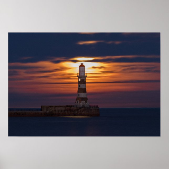 Póster Poster/Imprimir de Super Moon Noviembre 2016 (Frente)