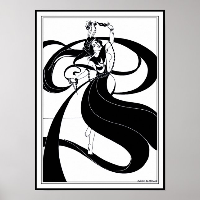 Póster Poster/Imprimir: Ilustracion Beardsley (Frente)