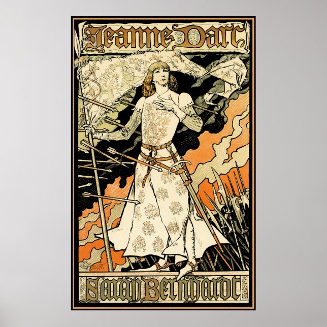 Póster Poster/Imprimir: Jeanne d'Arc, Sarah Bernhardt (Frente)