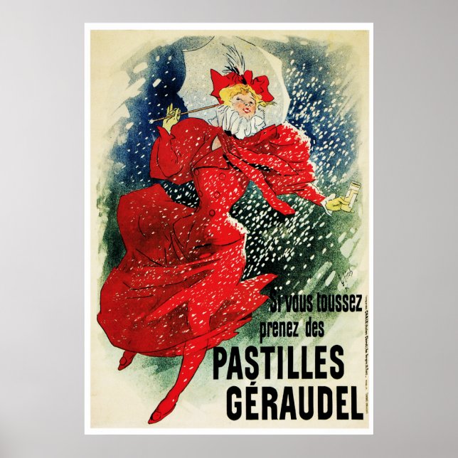 Póster Poster/Imprimir: Jules Cheret - Pastilles Geraudel (Frente)