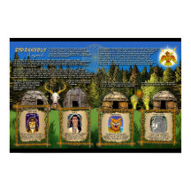 Poster indígena Erie Lake Erie Official Merch