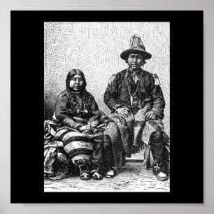 Póster Poster indio americano