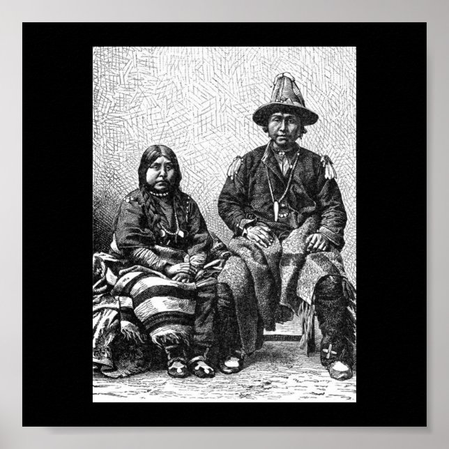 Póster Poster indio americano (Frente)