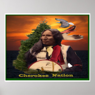 Póster Poster indio Cherokee