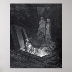 Póster Poster Inferno de Dante por Gustave Dore