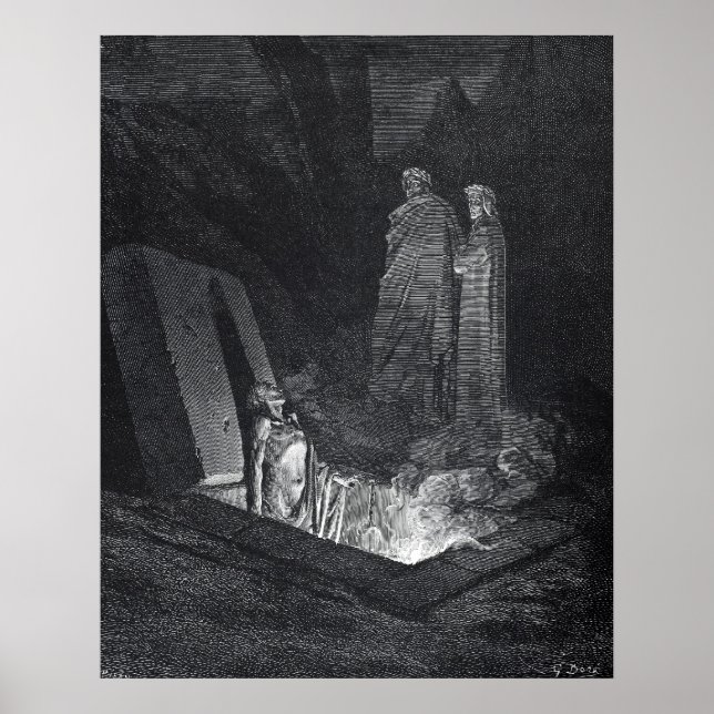 Póster Poster Inferno de Dante por Gustave Dore (Frente)