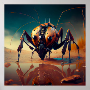Póster Poster insecto gigante