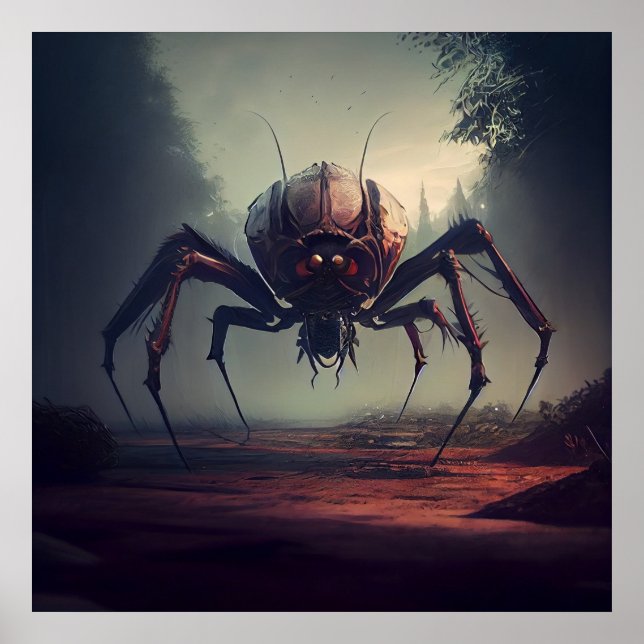 Póster Poster insecto gigante (Frente)