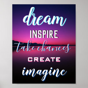Póster Poster inspirador