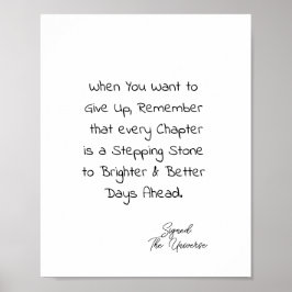 Póster POSTER inspirador