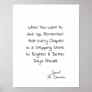 Póster POSTER inspirador