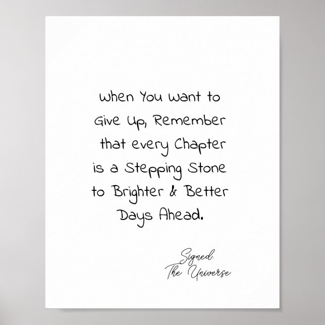 Póster POSTER inspirador (Frente)