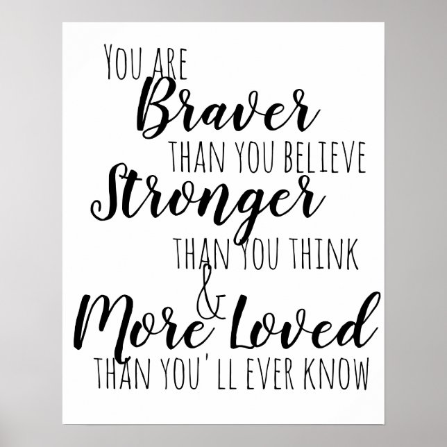 Póster Poster inspirador (Frente)