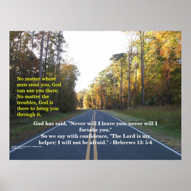 Póster poster inspirador (Frente)