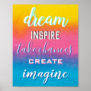 Póster Poster inspirador