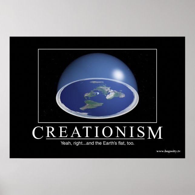Póster poster Inspirador "Creacionismo" (Onu) (Frente)