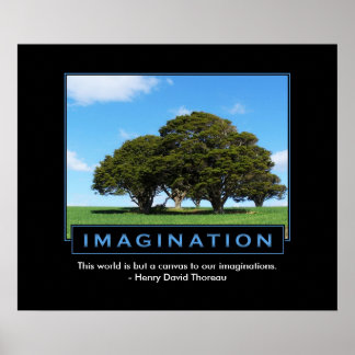 Póster Poster Inspirador de imaginación