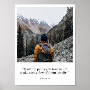 Póster Poster Inspirador de John Muir