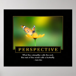 Póster Poster inspirador de la perspectiva