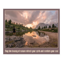 Poster inspirador de Mountain Pond