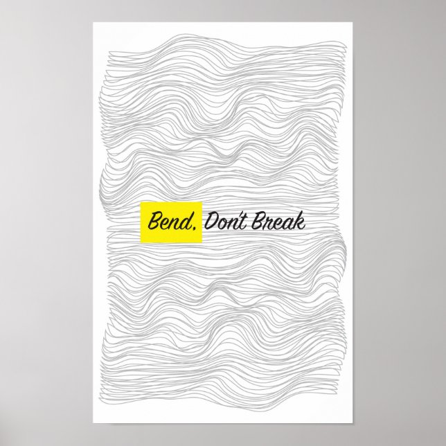 Póster Poster inspirador de pared (Frente)