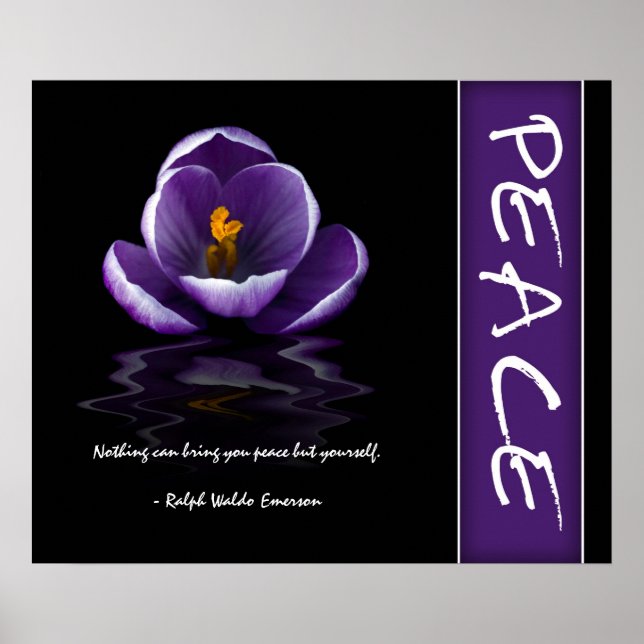 Póster Poster Inspirador de Paz (Frente)