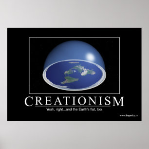 Póster Poster inspirador del "creacionismo" (la O.N.U)