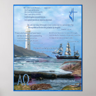 Póster Poster inspirador del cristiano de las escrituras