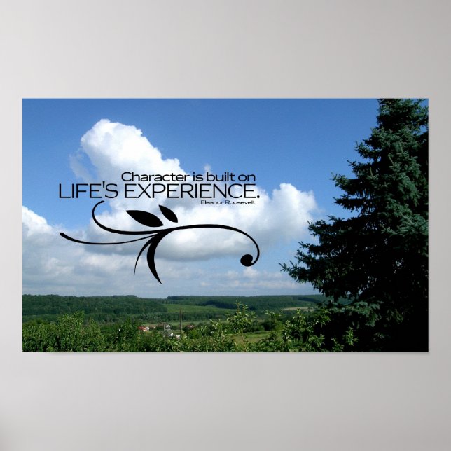 Póster Poster inspirador Eleanor Roosevelt (Frente)