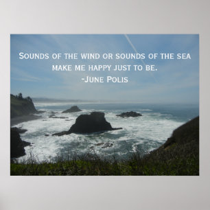 Póster Poster Inspirador oceánico