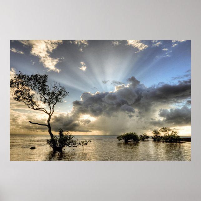 Póster Poster inspirador y calmante (Frente)