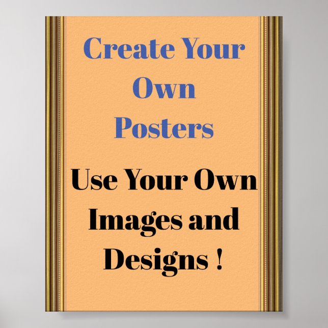 Póster Poster Instant Download Template (Frente)