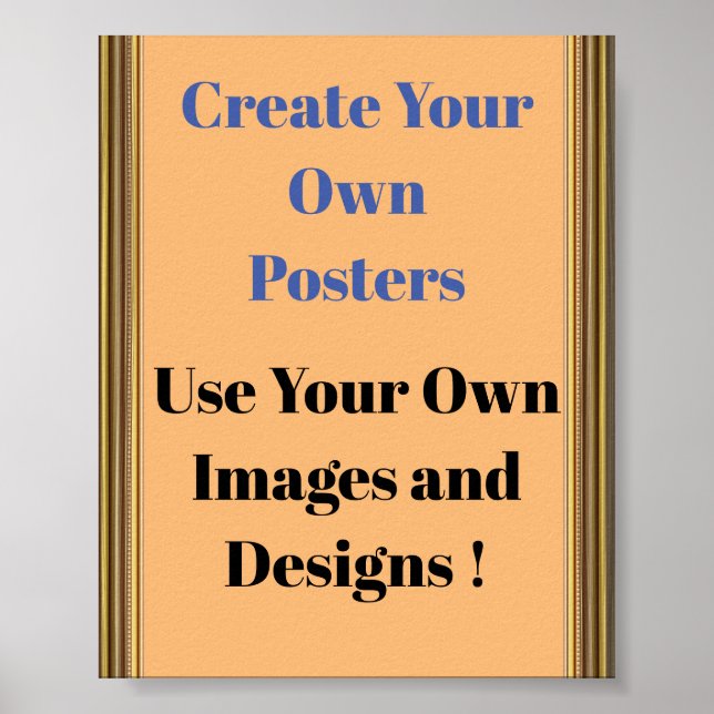 Póster Poster Instant Download Template (Frente)