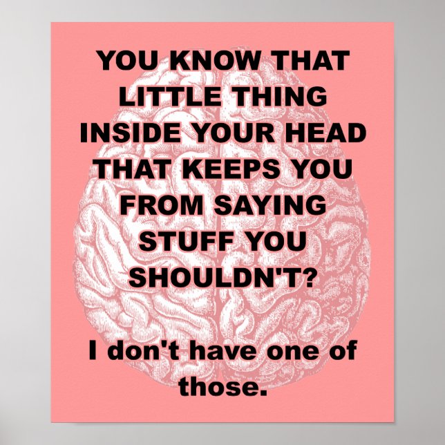 Póster Poster interior de cosas (Frente)