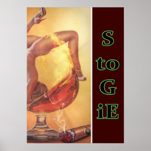 Póster Poster intrépido de Stogie 20x28