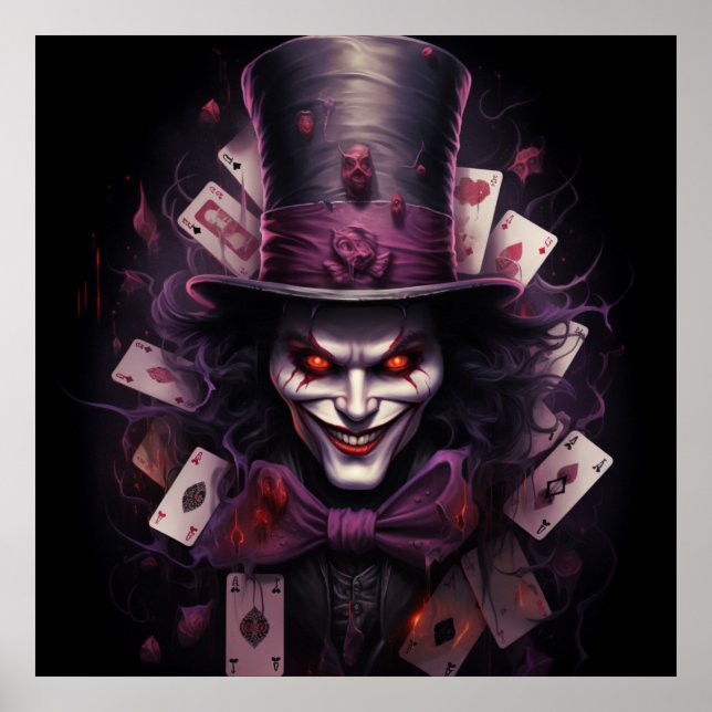 Póster Poster Intrigue du Joker dans le Jeu de Cartes (Frente)