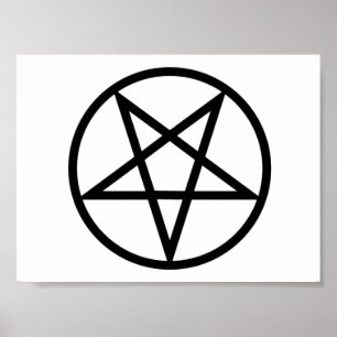 Póster Poster invertido del Pentagram