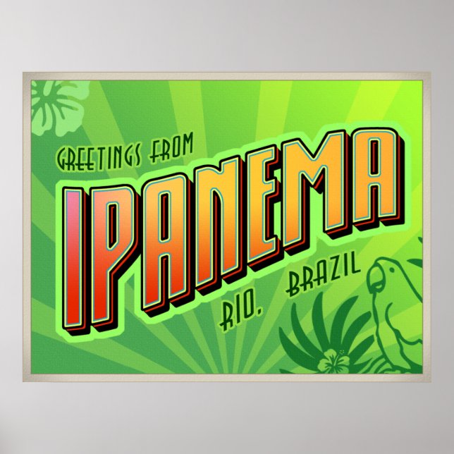 PÓSTER POSTER IPANEMA (Frente)