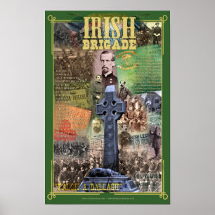 Póster Poster irlandés de la guerra civil 150 de la