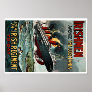 Póster Poster Irlandés de Reclutamiento 1914-1918.