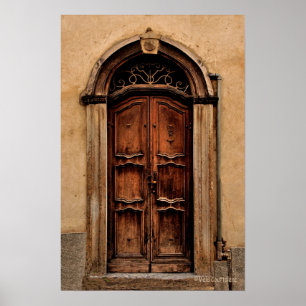 Póster Poster italiano de la puerta