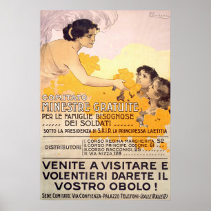 Póster Poster italiano Vintage 1917