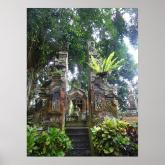 Póster POSTER - Jardín tropical de Bali
