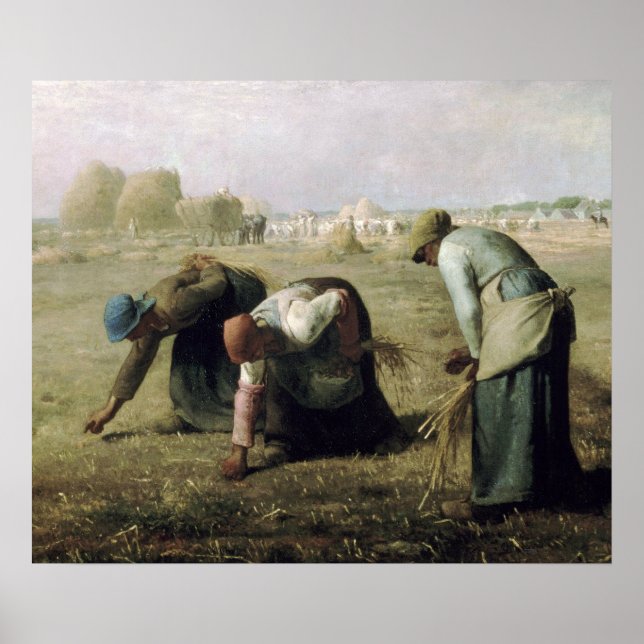 Póster Poster Jean-François Millet - Gleaners 18 (Frente)