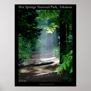 Póster Poster Jefe de Senderos del Parque Nacional de Hot