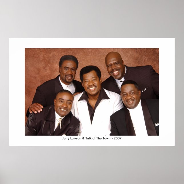 Póster Poster - Jerry Lawson y Talk of The Town - 2007 (Frente)
